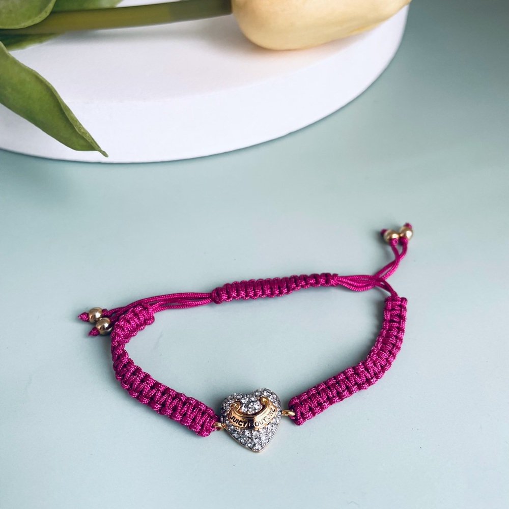Juicy Couture Adjustable rope bracelet